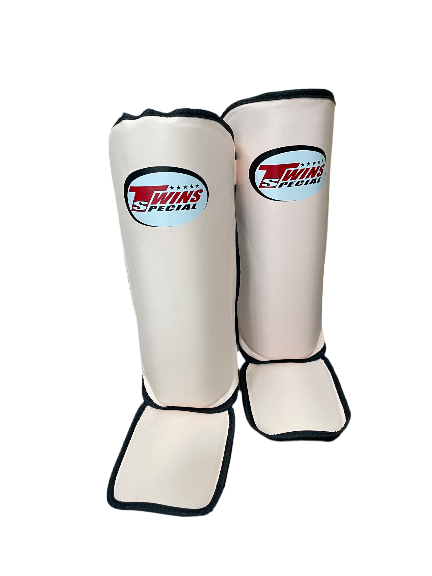 TWINS SPECIAL SGS3 High Quality Synthetic Leather Shin Guards [Peach]