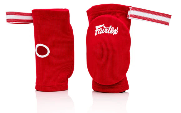 Fairtex EBE1 Muay Thai Elbow Pads Red