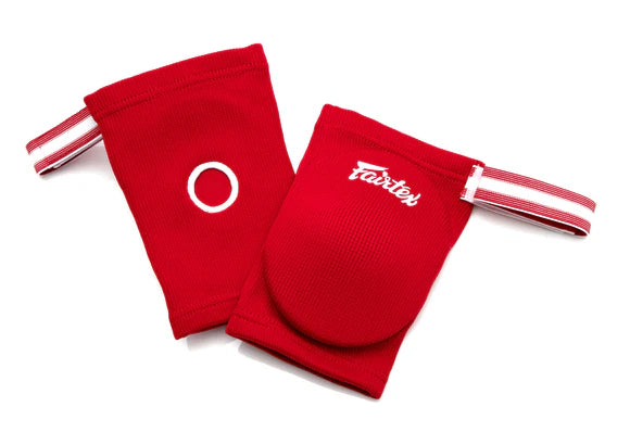 Fairtex EBE1 Muay Thai Elbow Pads Red