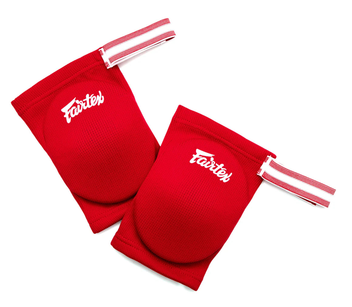 Fairtex EBE1 Muay Thai Elbow Pads Red