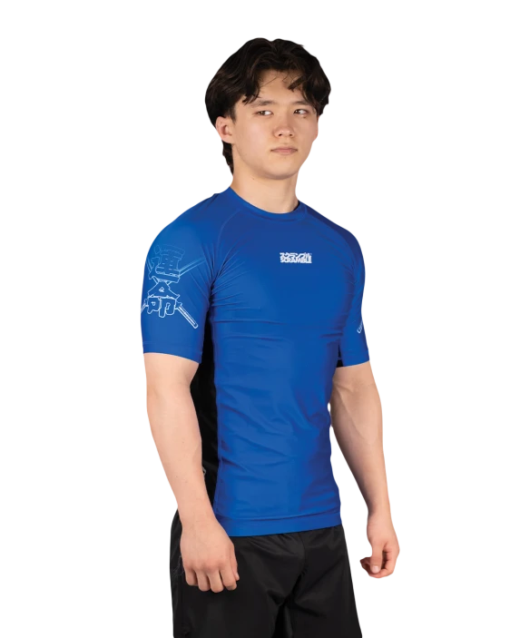 SCRAMBLE Fate Tanto Rashguard – Short Sleeve (Blue)