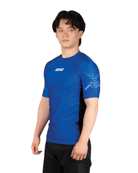 SCRAMBLE Fate Tanto Rashguard – Short Sleeve (Blue)