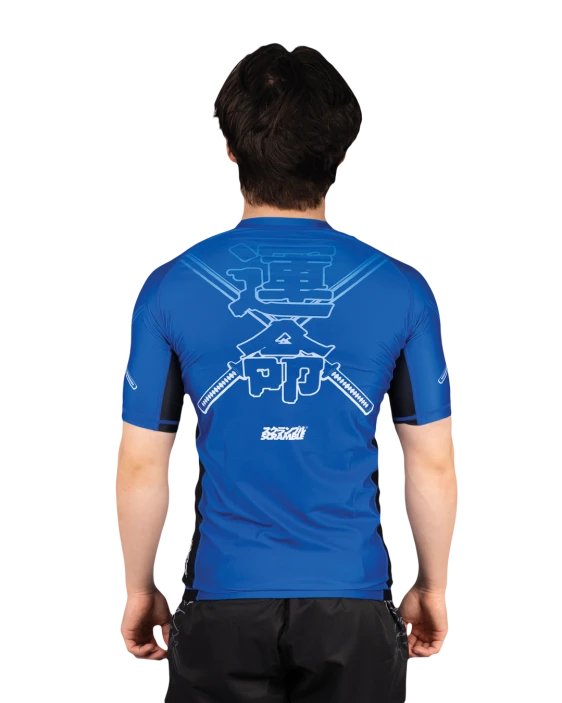 SCRAMBLE Fate Tanto Rashguard – Short Sleeve (Blue)