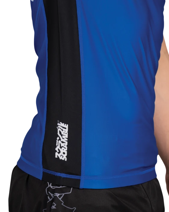 SCRAMBLE Fate Tanto Rashguard – Short Sleeve (Blue)