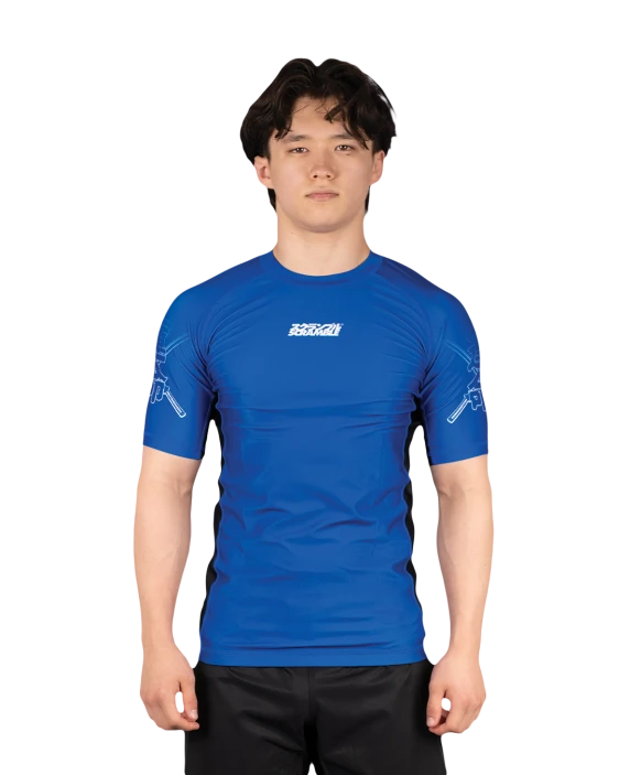 SCRAMBLE Fate Tanto Rashguard – Short Sleeve (Blue)