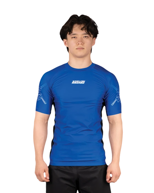 SCRAMBLE Fate Tanto Rashguard – Short Sleeve (Blue)