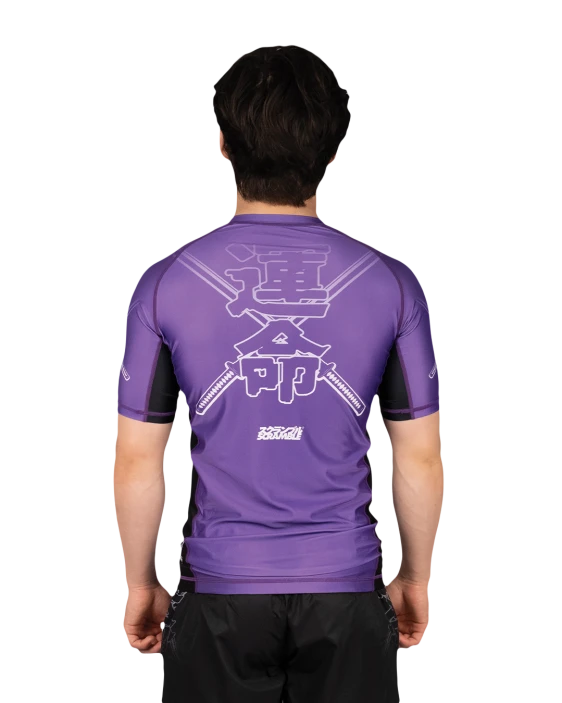 SCRAMBLE Fate Tanto Rashguard – Short Sleeve (Purple)