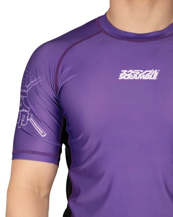 SCRAMBLE Fate Tanto Rashguard – Short Sleeve (Purple)