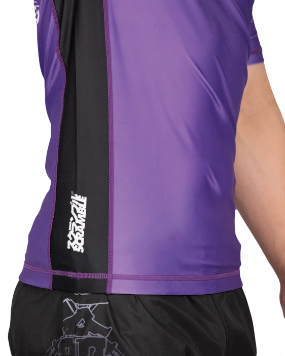 SCRAMBLE Fate Tanto Rashguard – Short Sleeve (Purple)