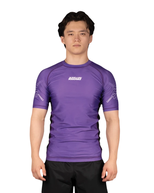SCRAMBLE Fate Tanto Rashguard – Short Sleeve (Purple)