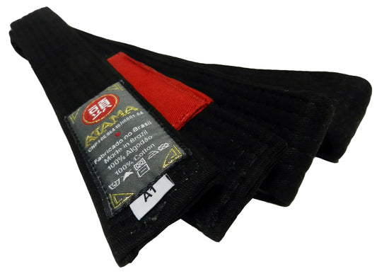 ATAMA FAIXA STANDARD JUI-JITSU BELT BLACK