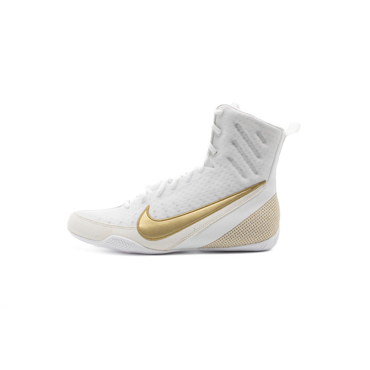 NIKE MACHOMAI 3 Boxing Shoes (White/Gold