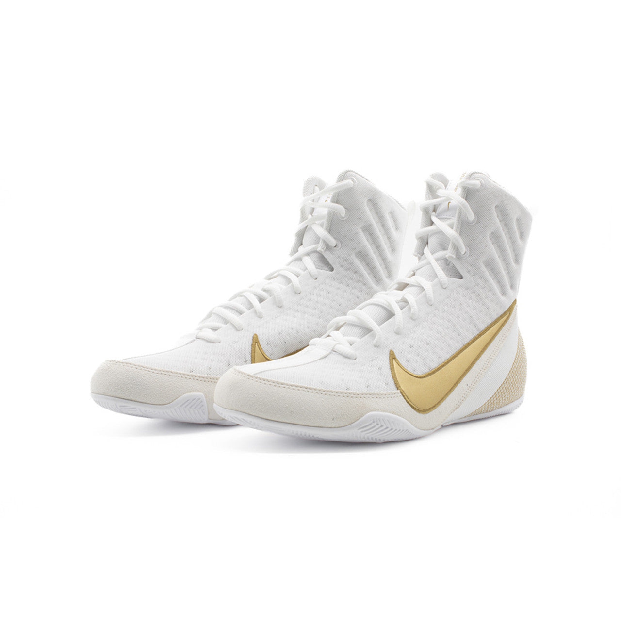 NIKE MACHOMAI 3 Boxing Shoes (White/Gold