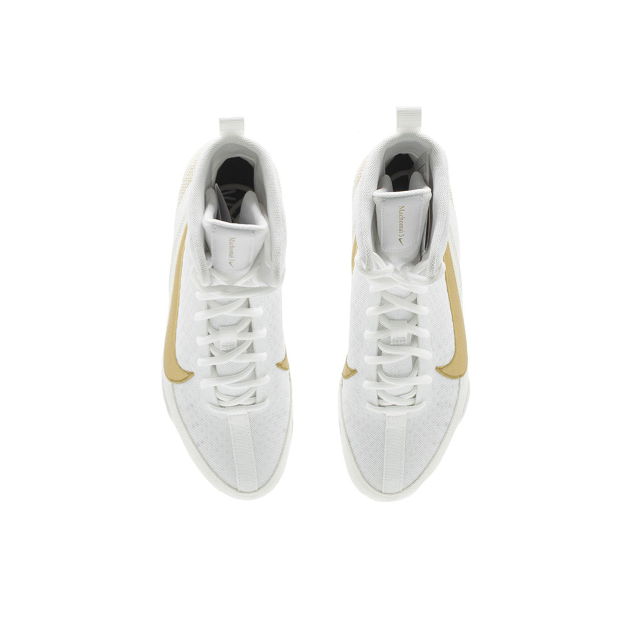 NIKE MACHOMAI 3 Boxing Shoes (White/Gold