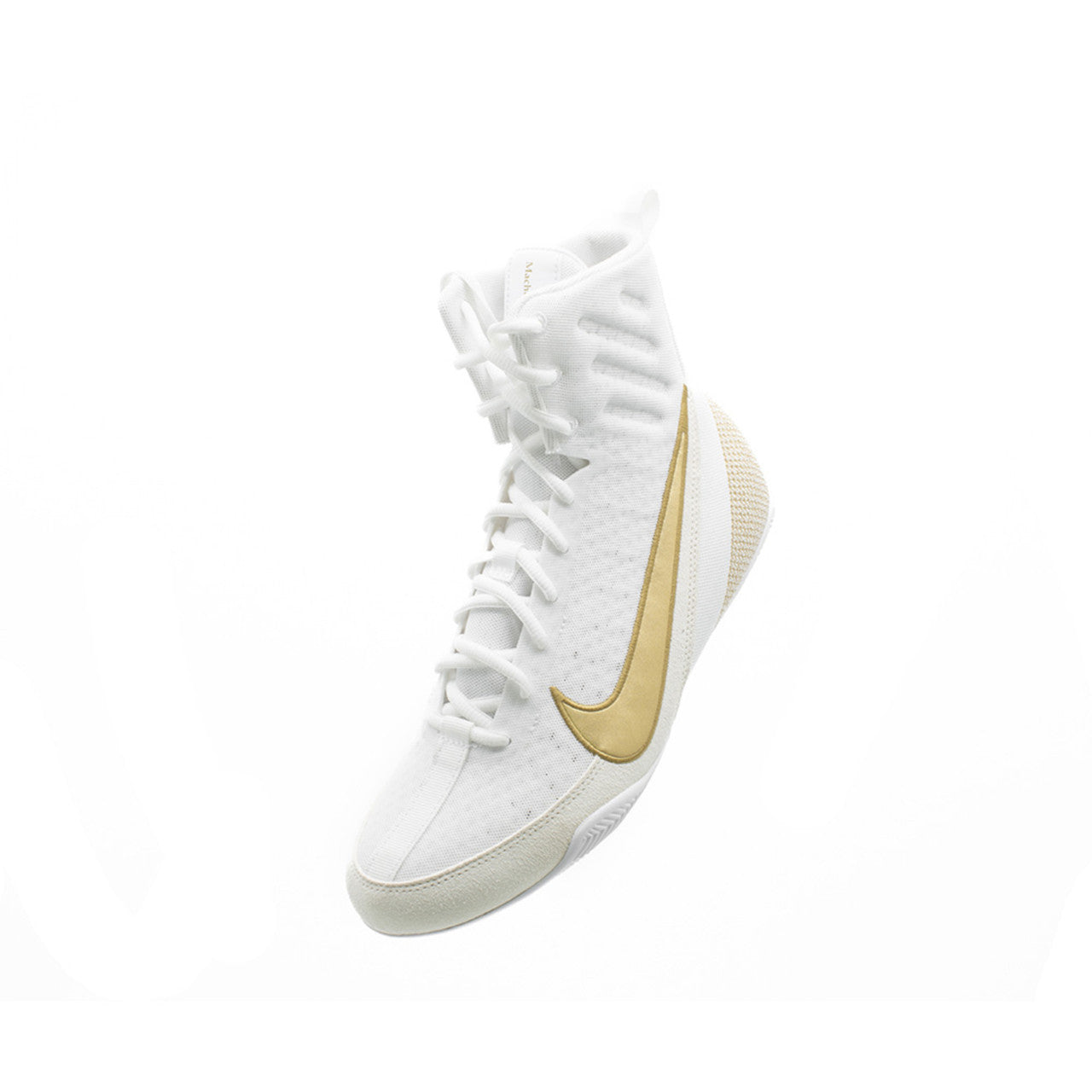 NIKE MACHOMAI 3 Boxing Shoes (White/Gold