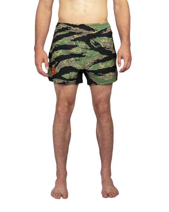 SCRAMBLE Hakata Training Shorts – Tiger Camo