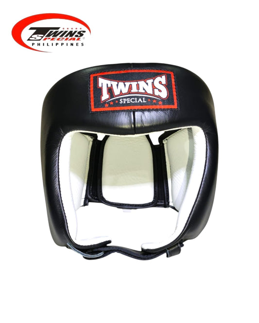 TWINS SPECIAL HGL4 Amateur Open - faced Olympic style Competition Headgear [Black]