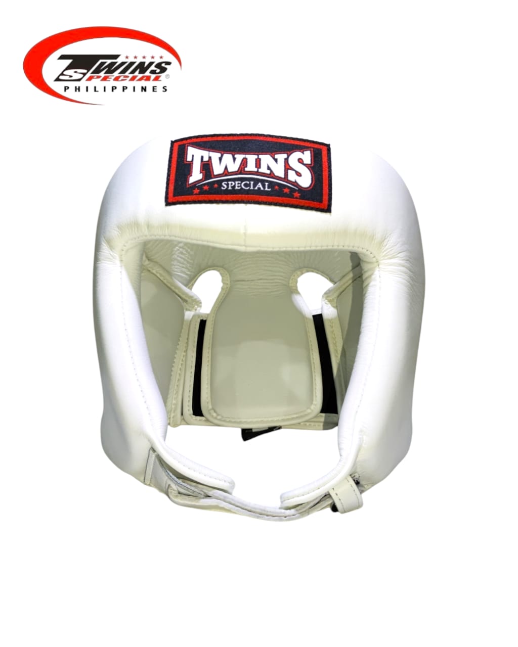 TWINS SPECIAL HGL4 Amateur Open - faced Olympic style Competition Headgear [White]