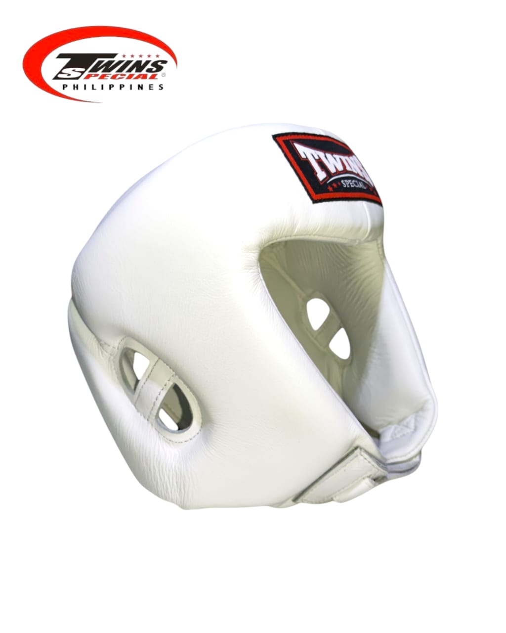 TWINS SPECIAL HGL4 Amateur Open - faced Olympic style Competition Headgear [White]