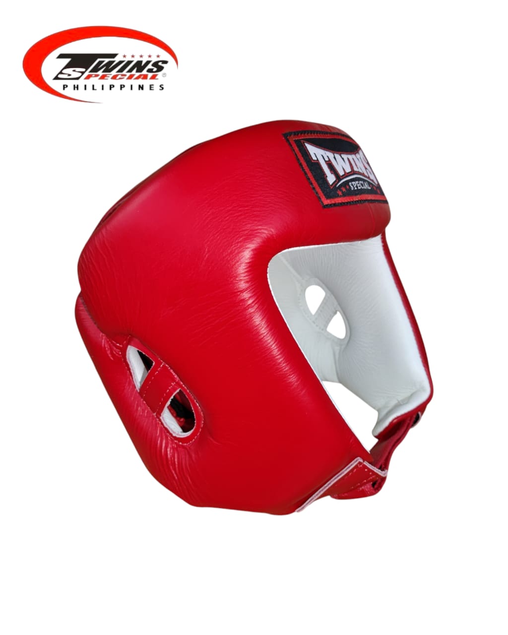 TWINS SPECIAL HGL4 Amateur Open - faced Olympic style Competition Headgear [Red]
