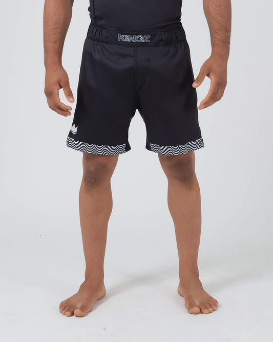 KINGZ Flow Performance Series Black Shorts