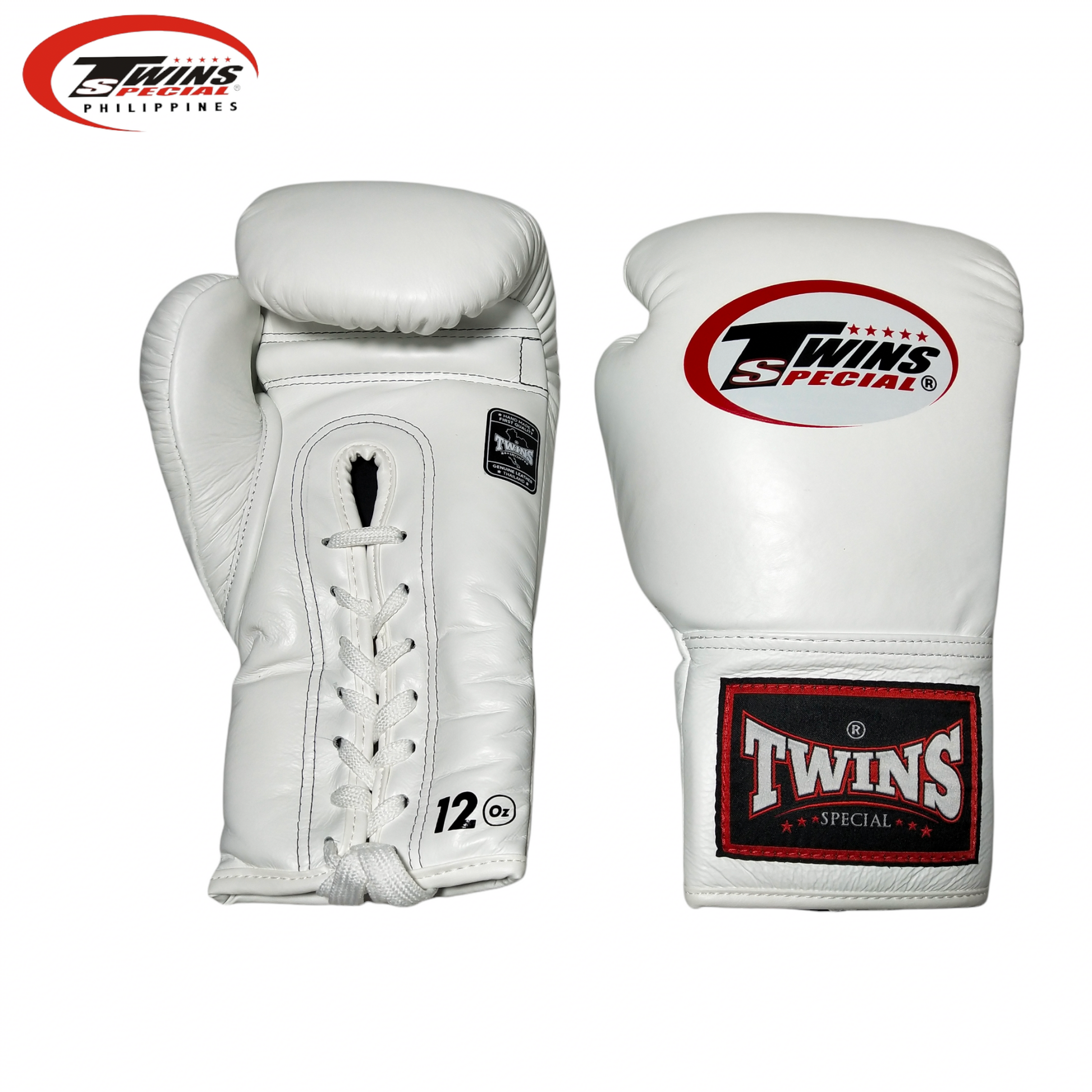 Twins boxing clearance gloves white