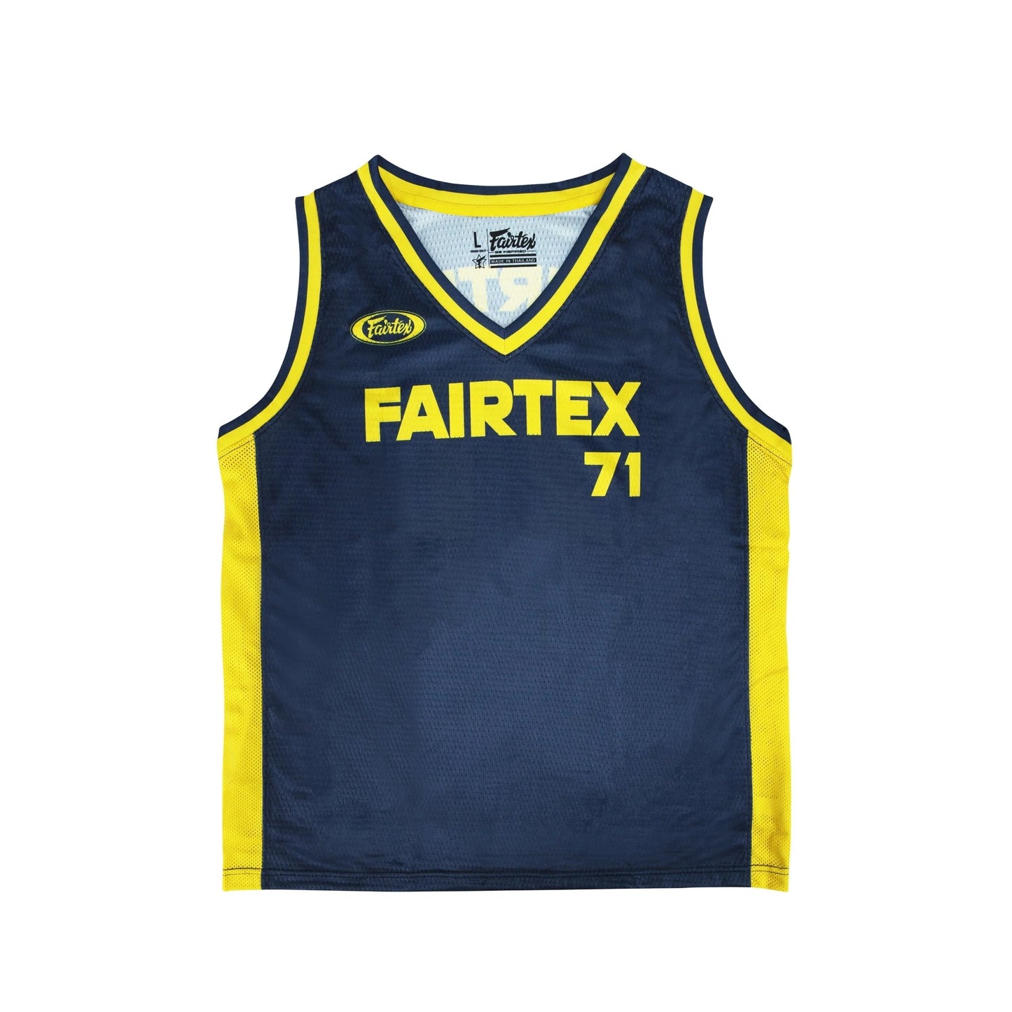 FAIRTEX JS27 Basketball Jersey [Navy/Yellow]