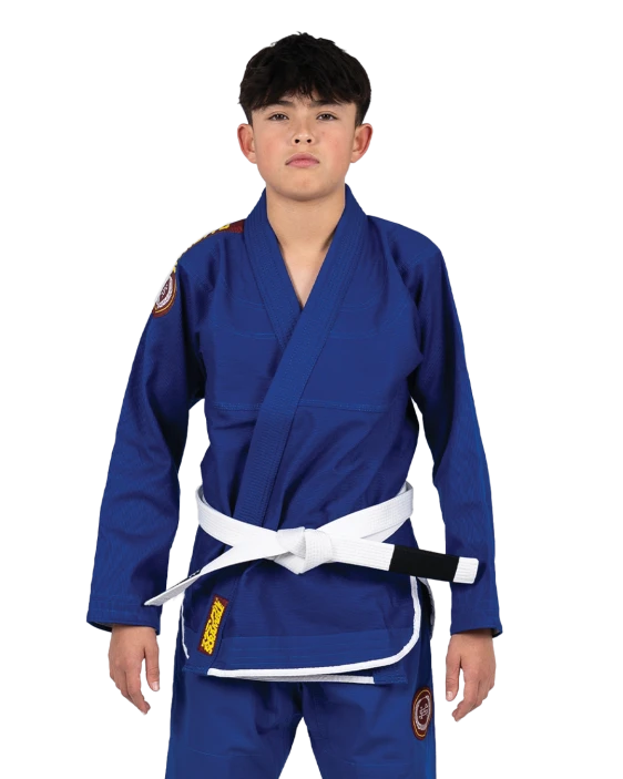 SCRAMBLE "KIDS" ATHLITE V6 BJJ GI [BLUE]