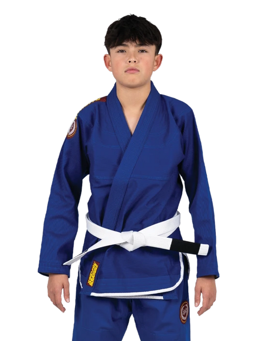 SCRAMBLE "KIDS" ATHLITE V6 BJJ GI [BLUE]