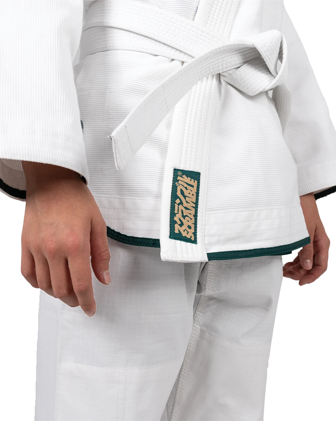 SCRAMBLE "KIDS" ATHLITE V6 BJJ GI [WHITE]