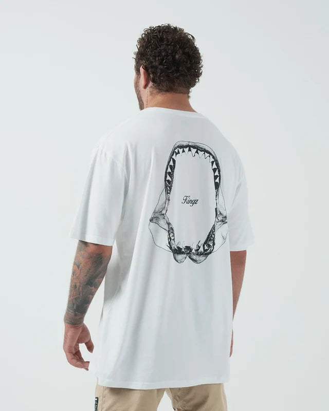KINGZ Jaws Tee White