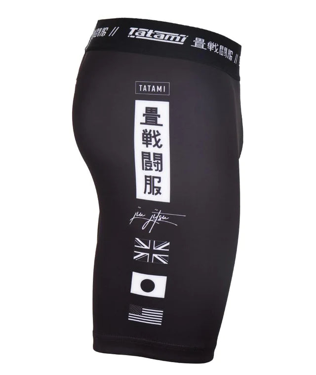 TATAMI KANAGAWA VALE TUDO SHORTS - BLACK