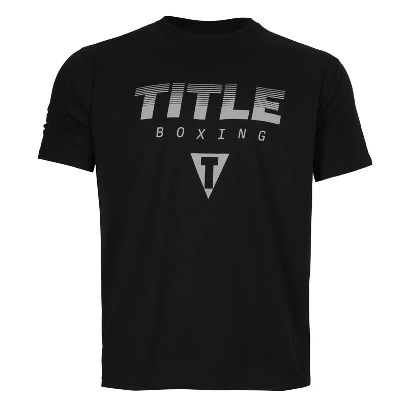 TITLE Boxing Streaked Print Tee (Black)