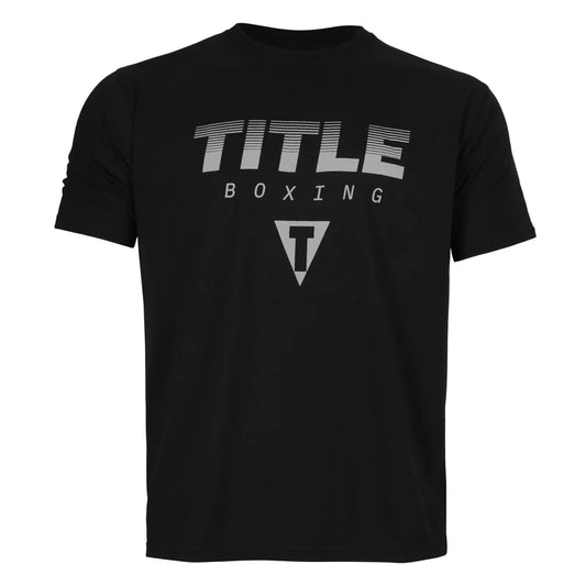 TITLE Boxing Streaked Print Tee (Black)