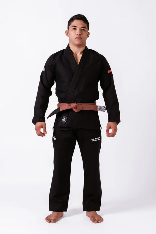 KINGZ MAEDA Red Label 3.0 Jiu Jitsu Gi (Free White Belt) - Black