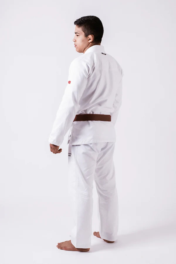 KINGZ MAEDA Red Label 3.0 Jiu Jitsu Gi (Free White Belt) - White
