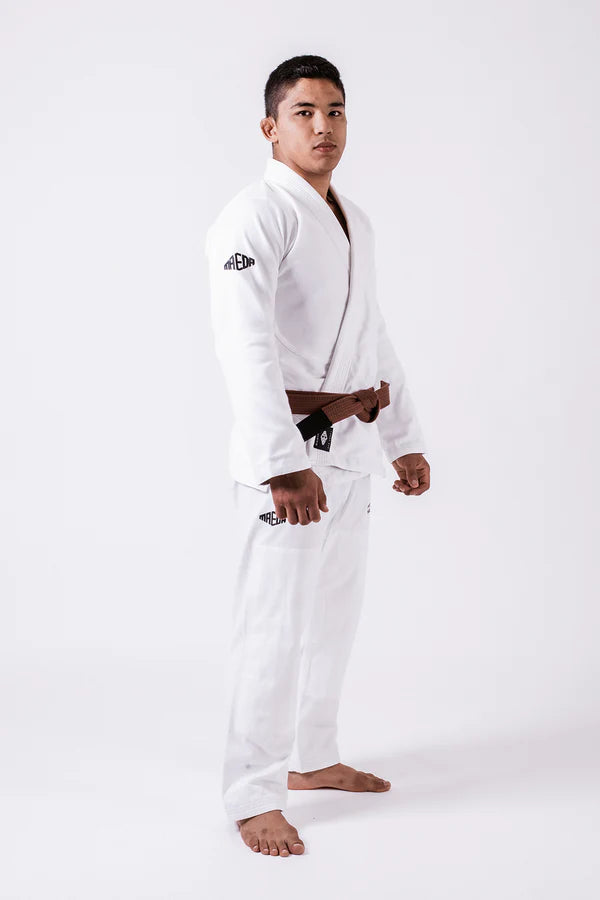 KINGZ MAEDA Red Label 3.0 Jiu Jitsu Gi (Free White Belt) - White