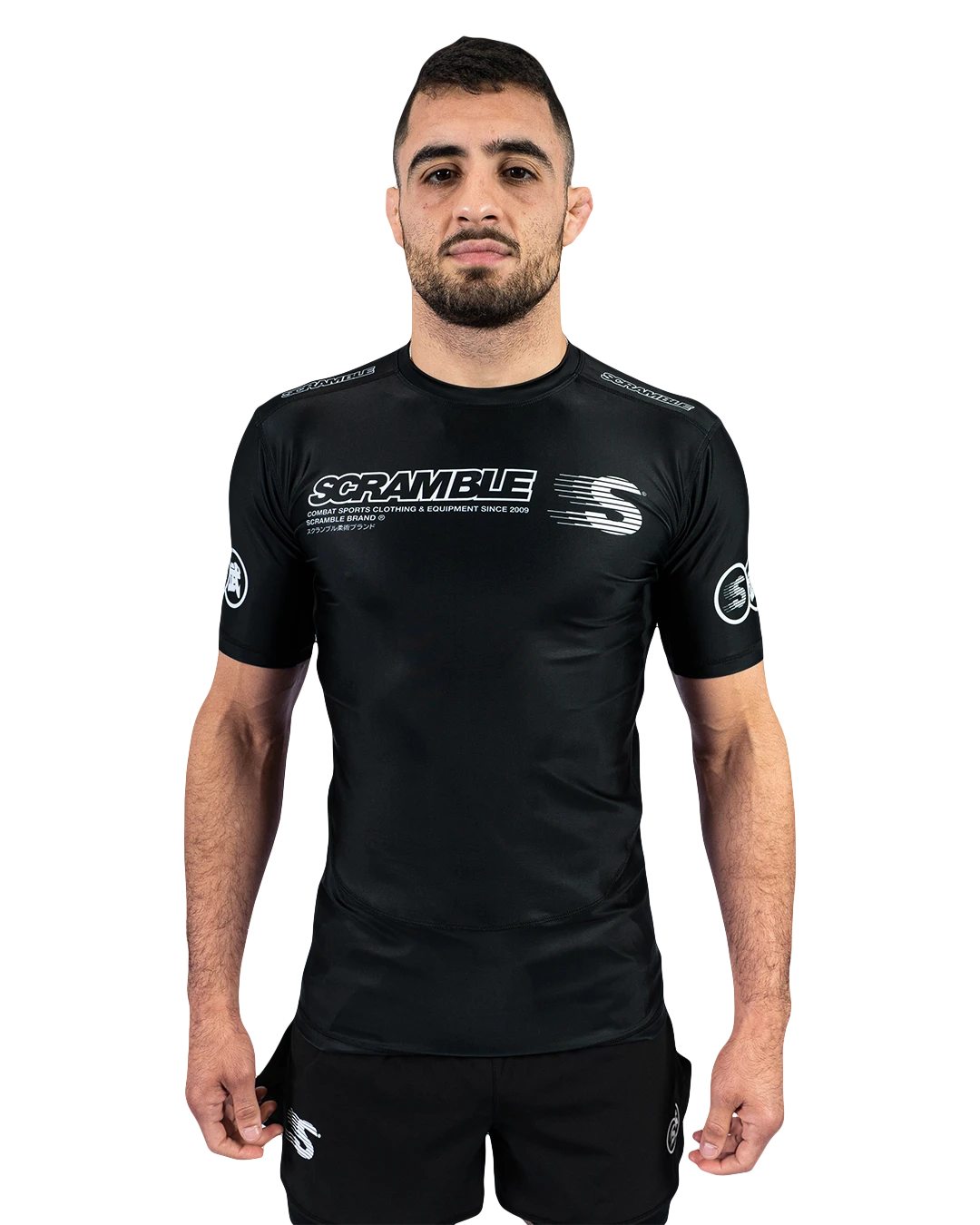 SCRAMBLE  Mirai Rashguard – Black