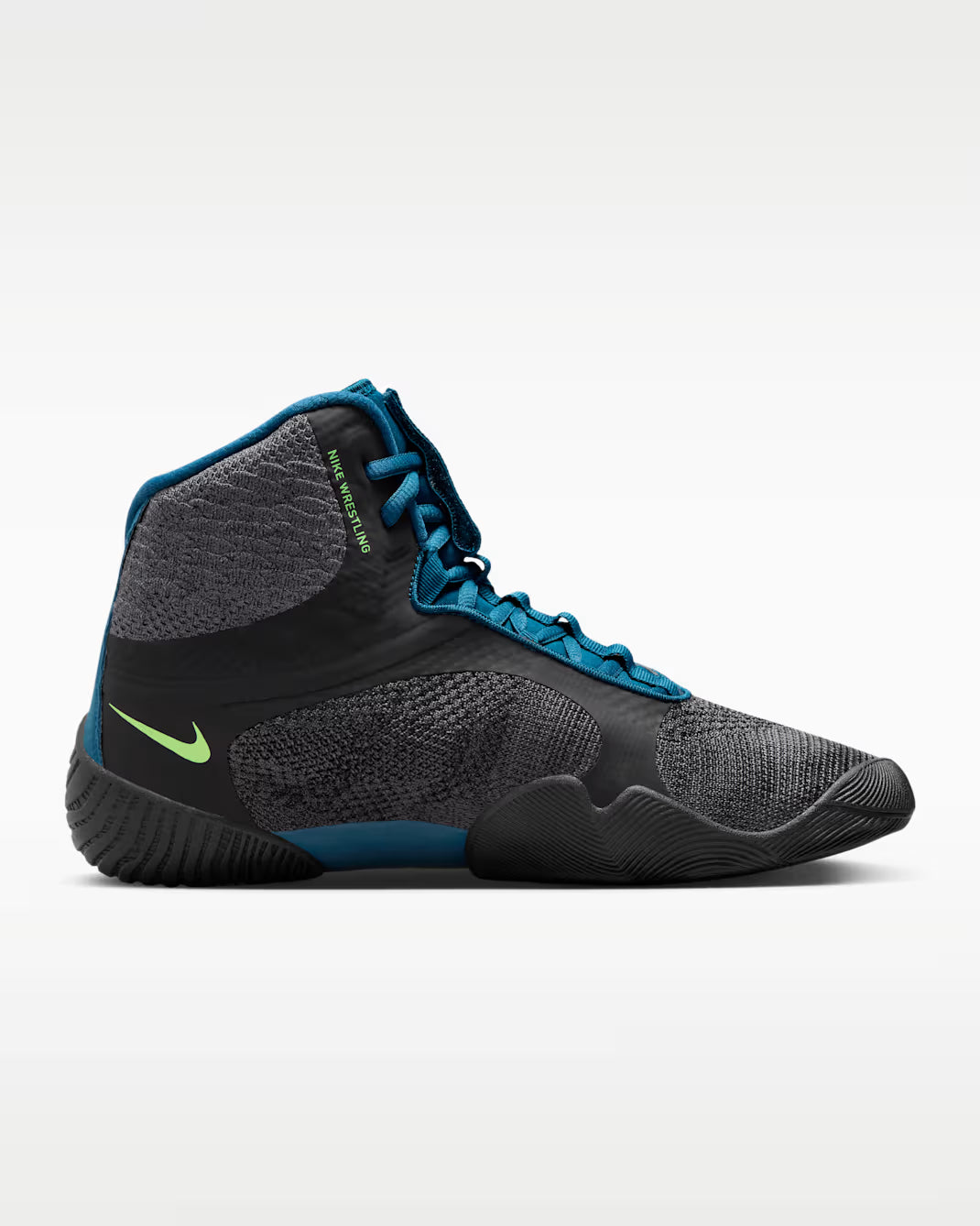 Nike Tawa Wrestling Men Shoes, Anthracite/Blue/Grey