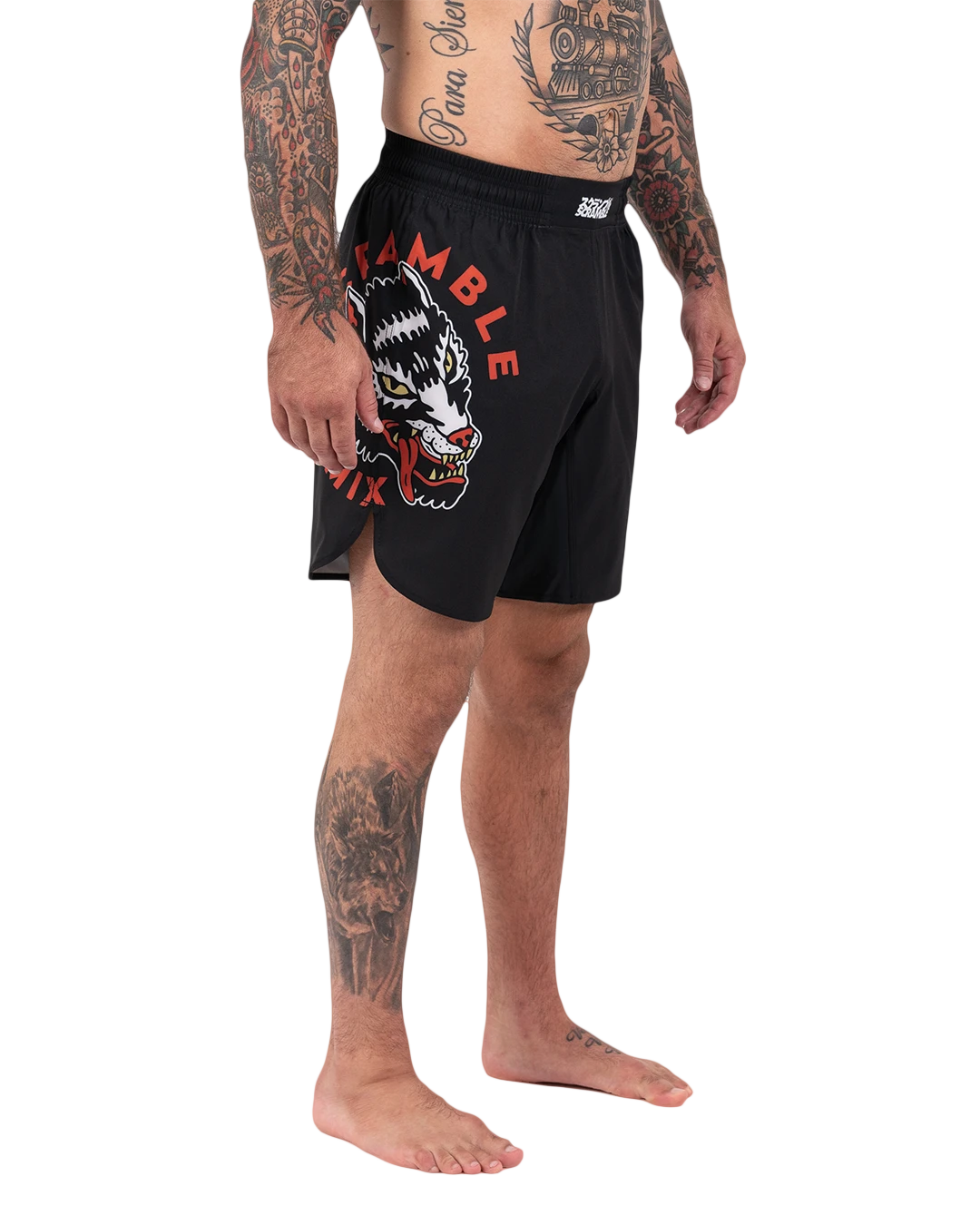 SCRAMBLE Okami Shorts Black