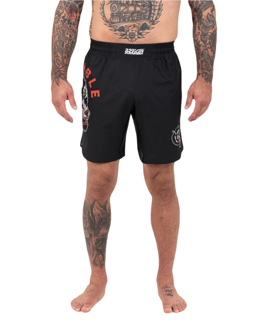 SCRAMBLE Okami Shorts Black