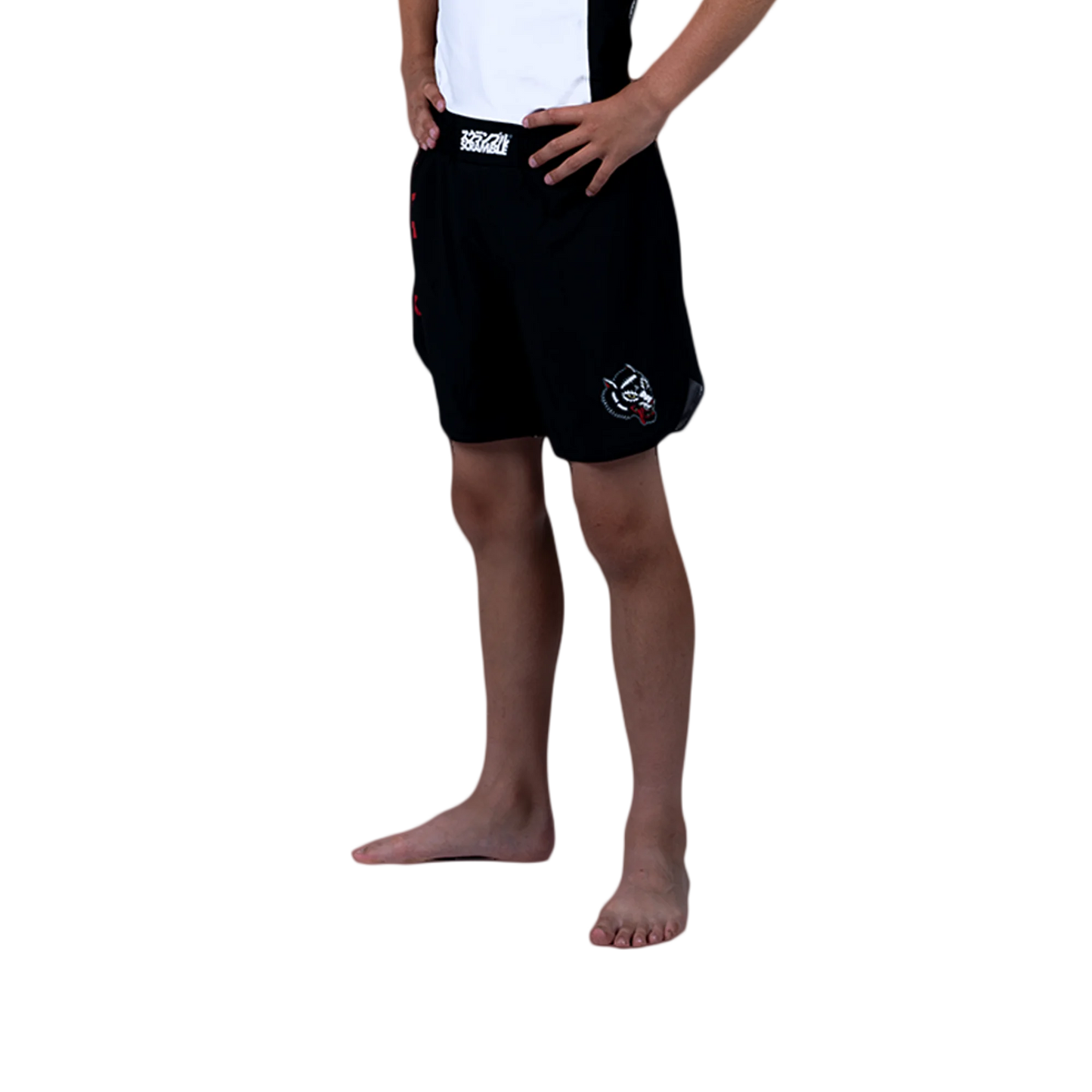 SCRAMBLE Okami Shorts "KIDS" – Black