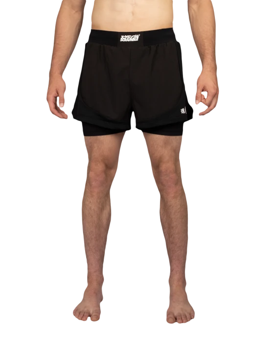 SCRAMBLE Senshu Shorts 26 – Black