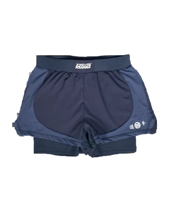 SCRAMBLE Senshu Shorts 26 – Navy Blue