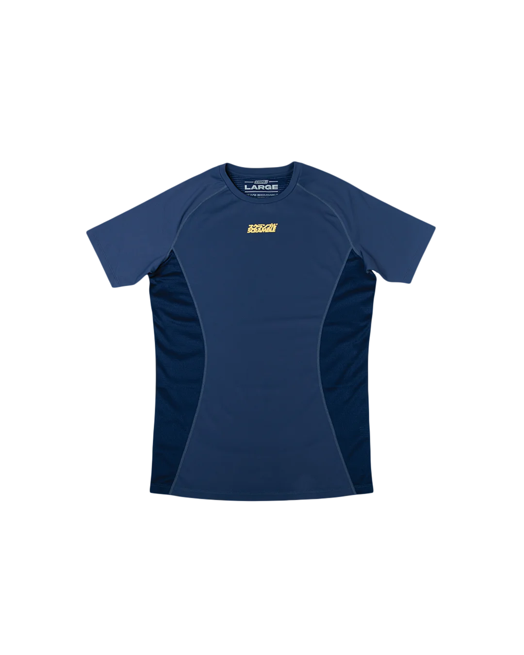 SCRAMBLE Shinobi Compression Top – Short Sleeve – Midnight Blue