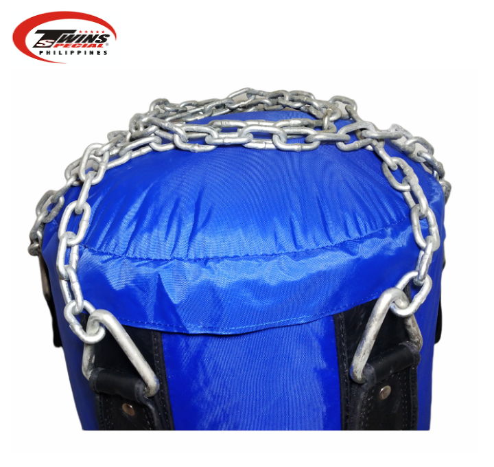 Twins Special Genuine Leather Heavy Bag (UNFILLED) [Black/Blue]