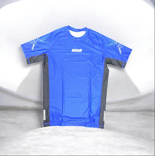 SCRAMBLE Fate Tanto Rashguard – Short Sleeve (Blue)