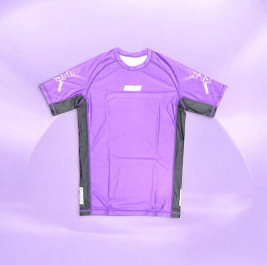 SCRAMBLE Fate Tanto Rashguard – Short Sleeve (Purple)