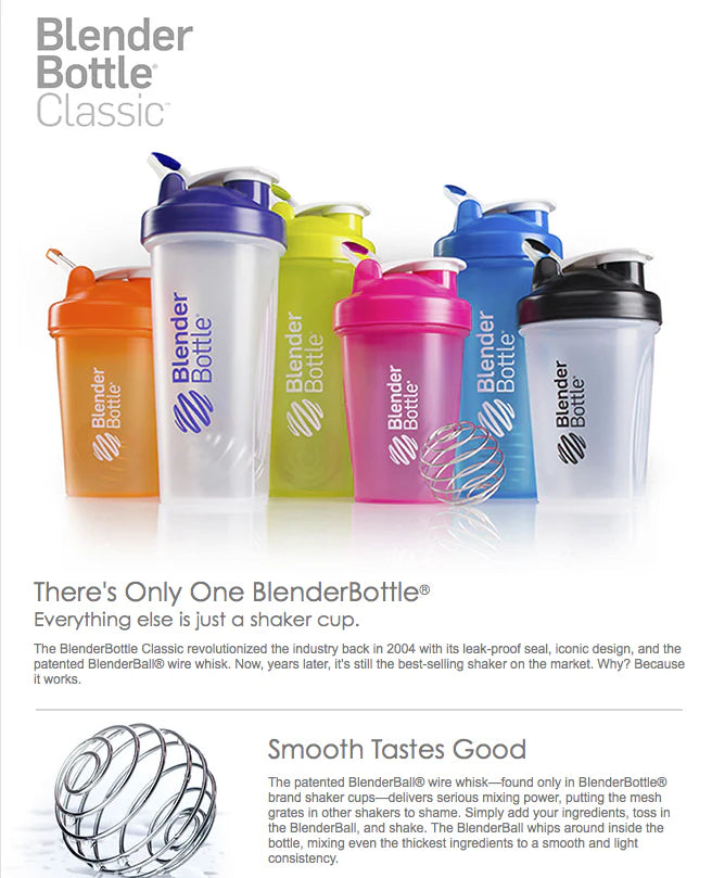 Blender Bottle Classic 20 oz. Shaker with Loop Top