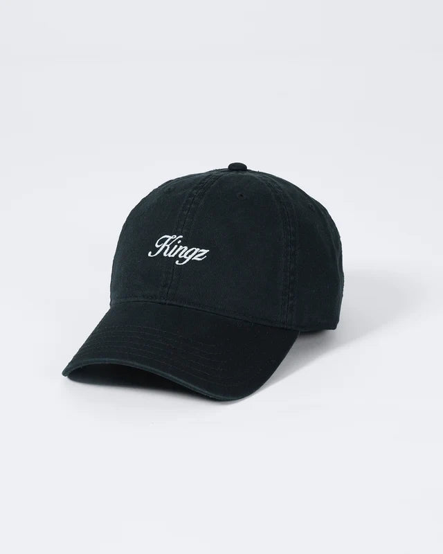 Kingz Script Dad Hat - Black